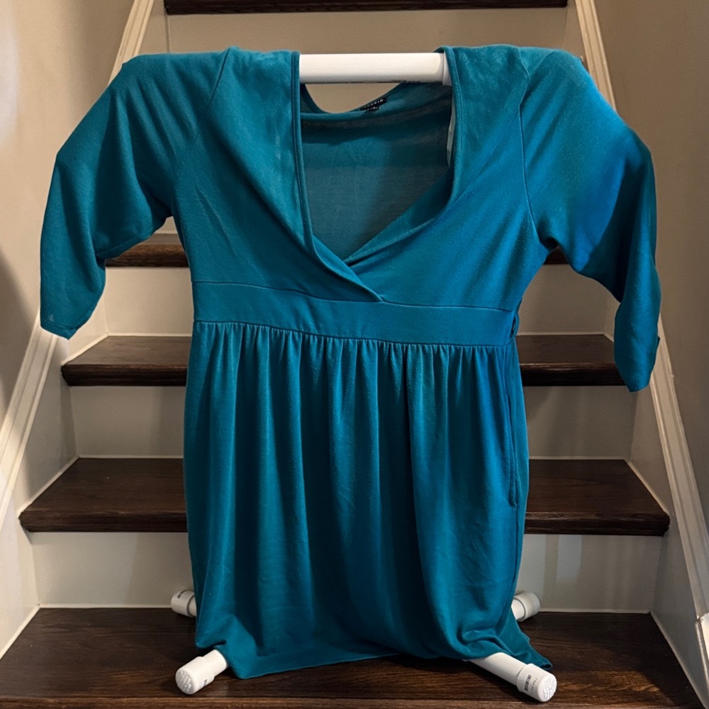 Torrid Teal Empire Waist Tunic